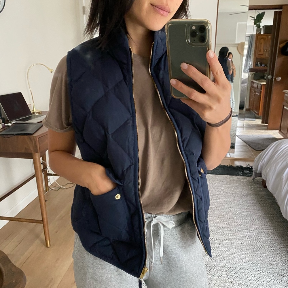Jcrew navy blue vest
